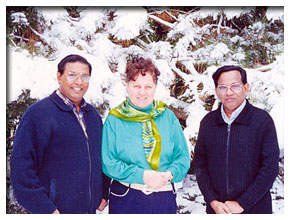 Marlies Goetz and Fr. Joseph Nocholas